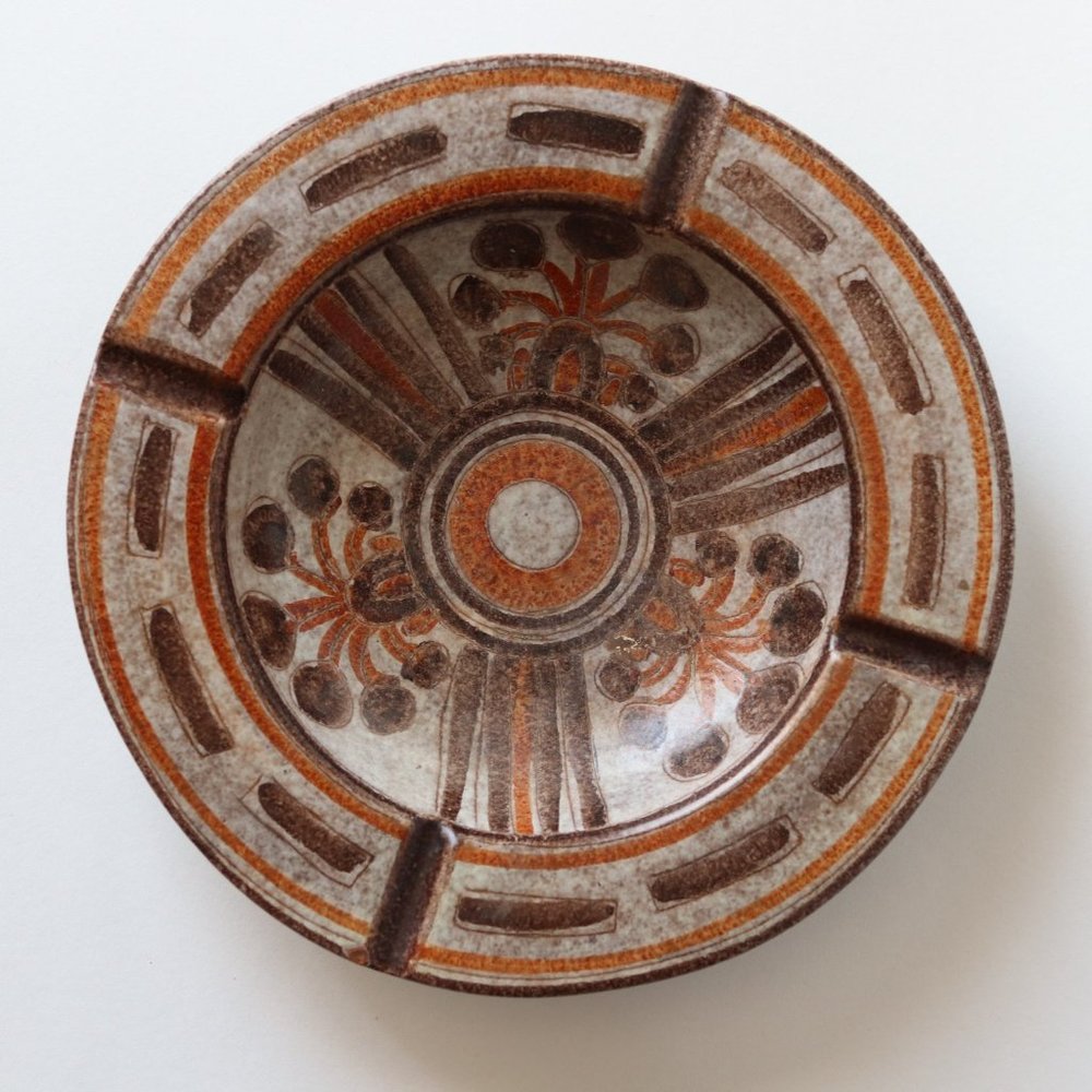 Modern Vintage Ceramic Pottery Bowl Ashtray - Italy 75576